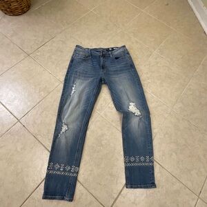 Miss Me Boyfriend Ankle Denim Jeans Women’s Size 29 Distressed